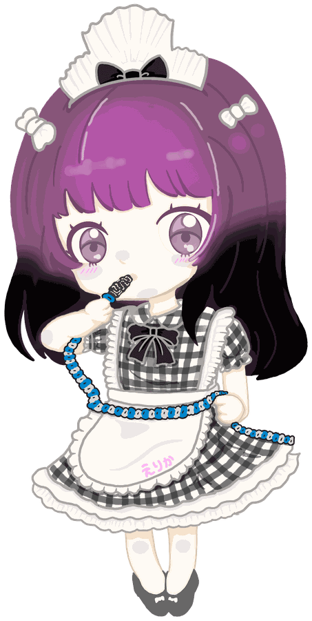 えりかさんキャラクターイラスト 1